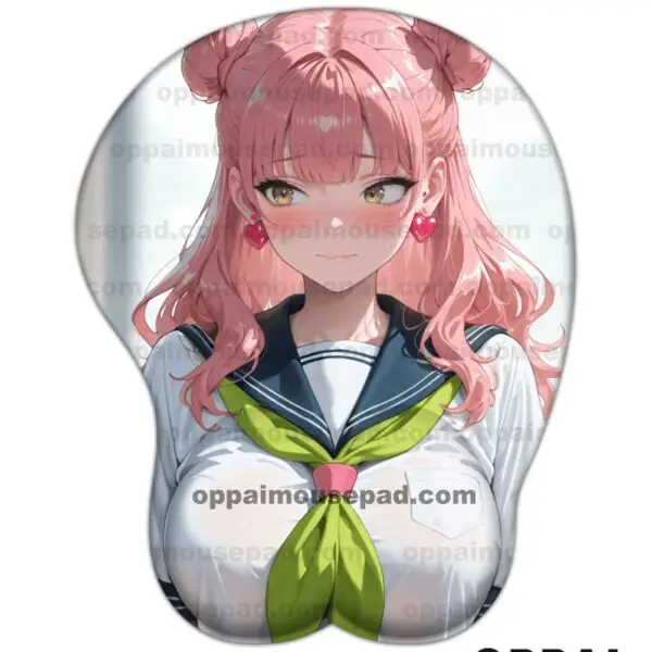 Miyu Suzuki You and I are Polar Opposites Anime Boob Mouse Pad