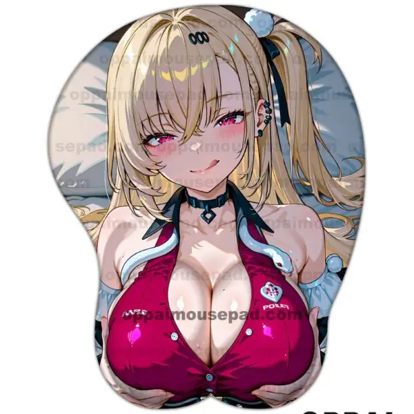 Zenless Zone Zero Cissia Boob Mouse Pad