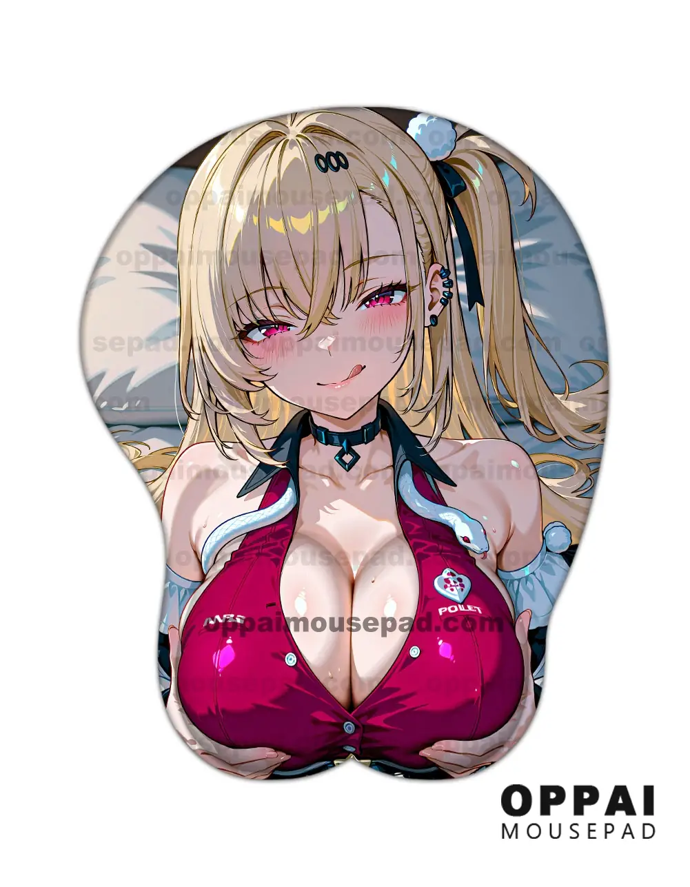 Zenless Zone Zero Cissia Boob Mouse Pad