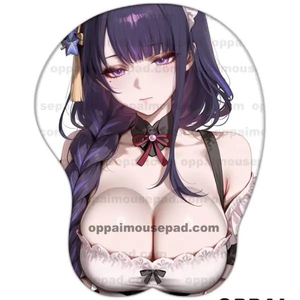 Genshin  Raiden Shogun 3D Mouse Pads