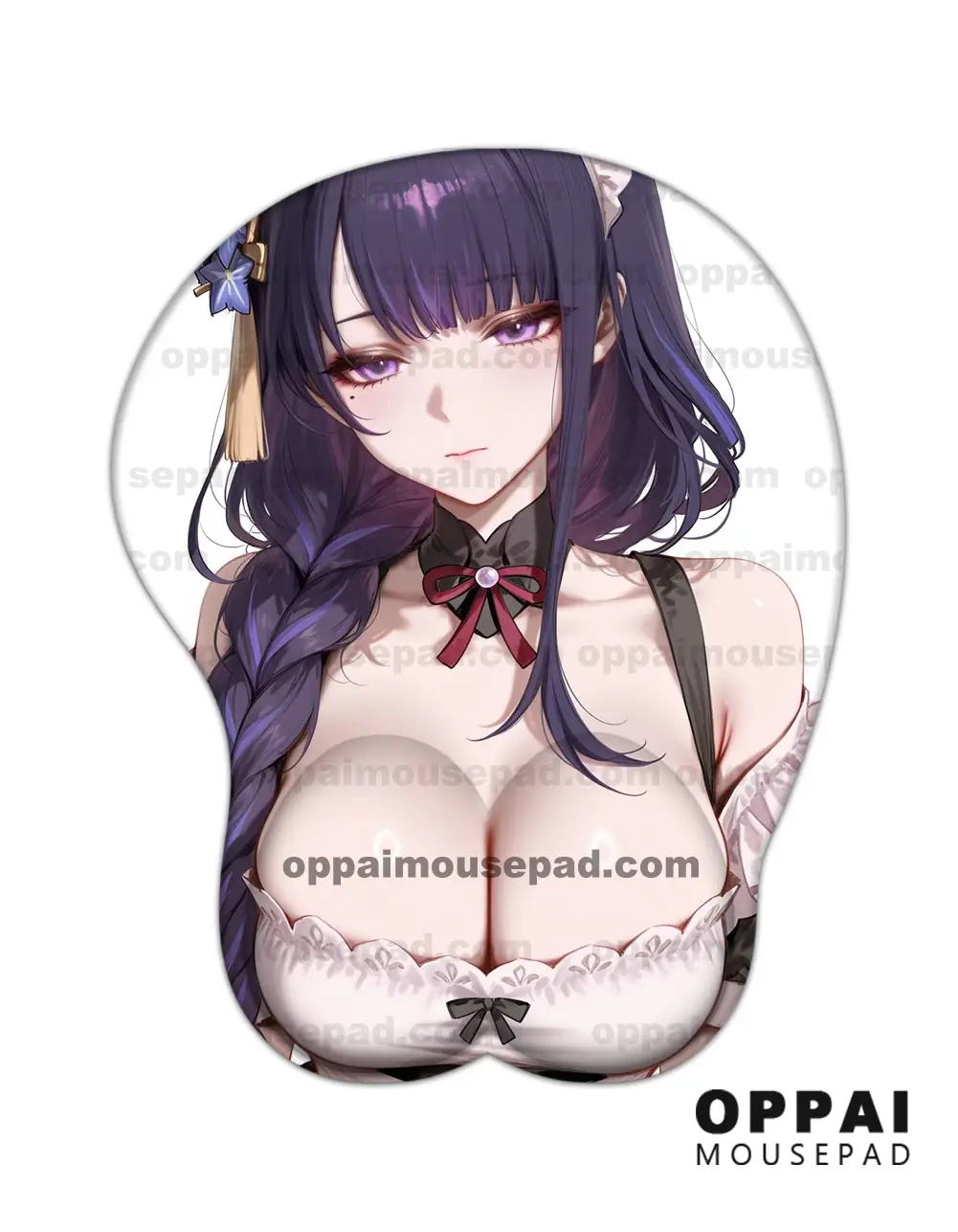 Genshin Raiden Shogun 3D Mouse Pads