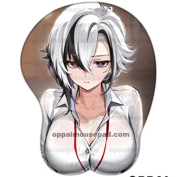 Arlecchino Genshin Boob Mouse Pad