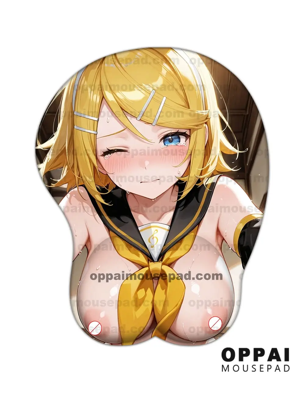 Kagamine Rin Vtuber Titty Mousepad