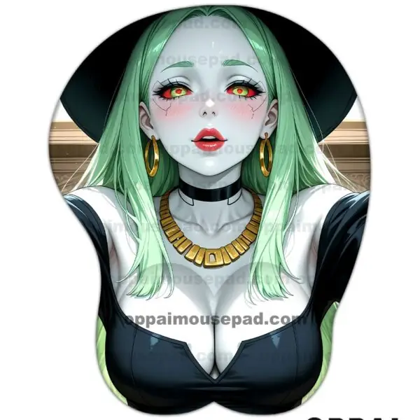 Rebecca Cyberpunk Big Boob Mouse Pad