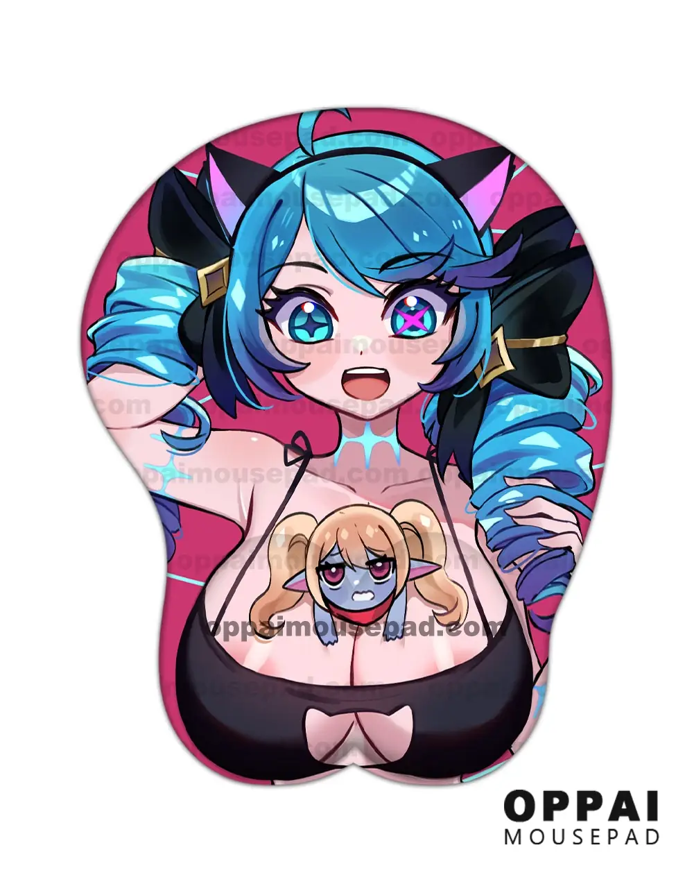Gwen League of Legends Boobie Mousepad